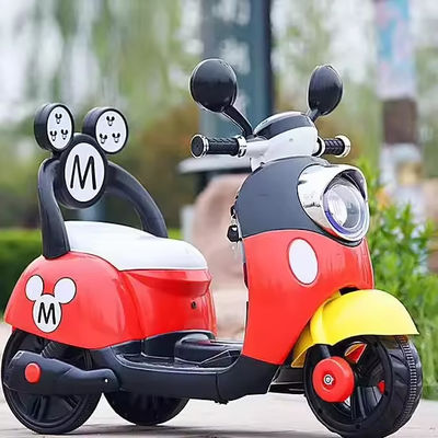 2023 Style Electric Children's Motorcycle Ride On Car with Three Wheels and PP Plastic