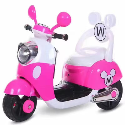 2023 Style Electric Children's Motorcycle Ride On Car with Three Wheels and PP Plastic