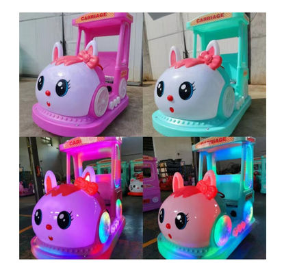 Amusement Park Electric Bumper Cars with Net Weight 105kg and Stepless Speed Change