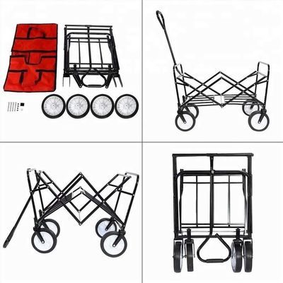 Steel Tube 25*10*0.7CM Portable Beach Trolley for Outdoor Garden Moving Utility Kids
