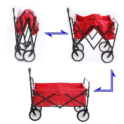 Steel Tube 25*10*0.7CM Portable Beach Trolley for Outdoor Garden Moving Utility Kids