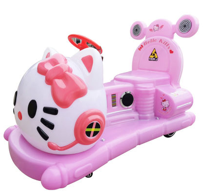Electric Bumper Car for Kids 140cm*74cm*97cm Size Stepless Speed Change 4-6 Hours Time