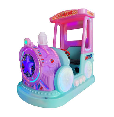 Small Amusement Park Electric Ride-on Car with Lighting and Maximum Payload of 160kg