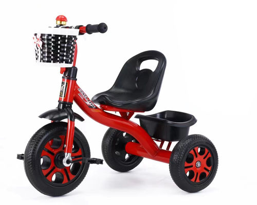 2023 Baby Trike Fast Loading Handlebars and Woven Front Basket for Children 2-5 Years Old