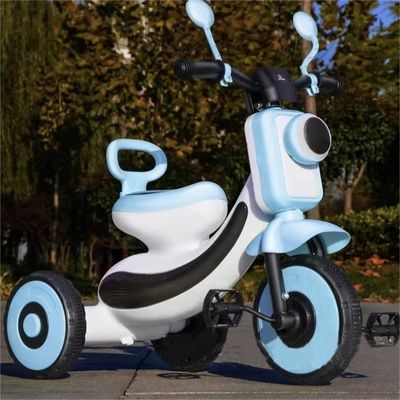 Light Music Flashing Wheel Children's Three-Wheeled Baby Pedal Bicycle for Ages 2-4