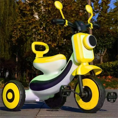 Light Music Flashing Wheel Children's Three-Wheeled Baby Pedal Bicycle for Ages 2-4