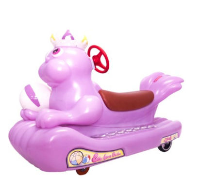 Unisex Indoor Kids Amusement Car Ride with Popular Animal Design //32A Battery Plus