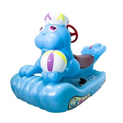 Unisex Indoor Kids Amusement Car Ride with Popular Animal Design //32A Battery Plus