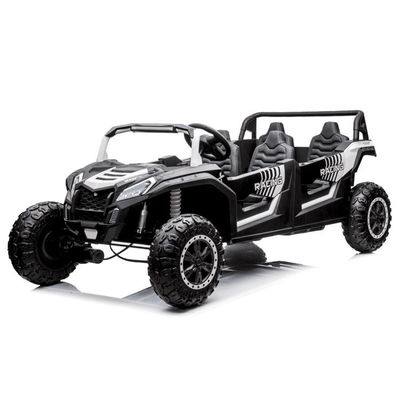 Remote Control 24v UTV 4 Seater Ride On Cars for Adults and Kids in Red Pink Color