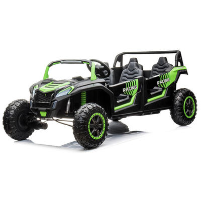 Remote Control 24v UTV 4 Seater Ride On Cars for Adults and Kids in Red Pink Color