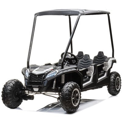 Remote Control 24v UTV 4 Seater Ride On Cars for Adults and Kids in Red Pink Color