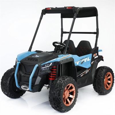 4x4 Electric Buggy Car for Kids Four-wheel Drive Leather Seat and Baking Paint Option